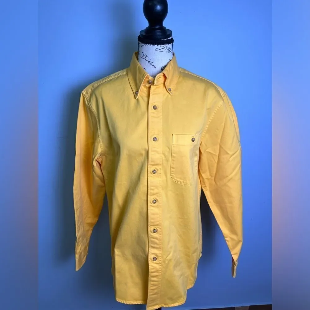 J.Crew Relaxed garment-dyed heavyweight twill shirt Men NWT Size S
